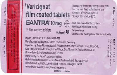 Gantra 10mg Strip Of 14 Tablets