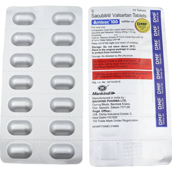 Arnisac 100Mg Strip Of 14 Tablets