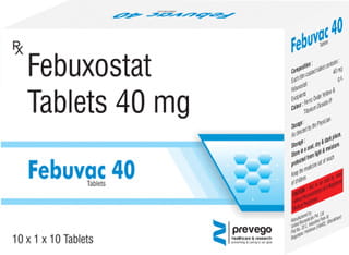Febuvac 40Mg Strip Of 10 Tablets
