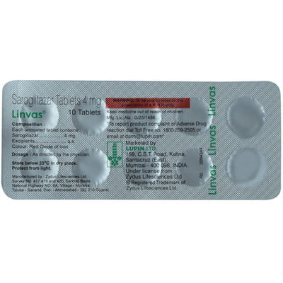 Linvas 4mg Strip Of 10 Tablets