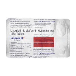 Linares M 5/500Mg Strip Of 10 Tablets