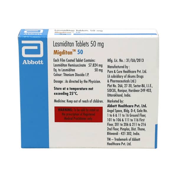 Migditan 50Mg Strip Of 4 Tablets