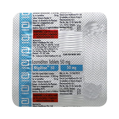 Migditan 50mg Strip Of 4 Tablets