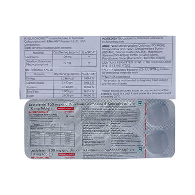 Neuronomic Plus Strip Of 15 Tablets