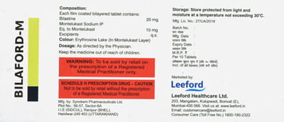 Bilaford M Strip Of 10 Tablets