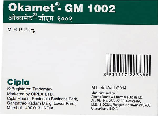 Okamet Gm 1002mg Strip Of 10 Tablets
