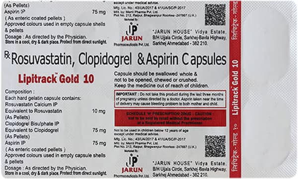 Lipitrack Gold 10mg Strip Of 10 Capsules