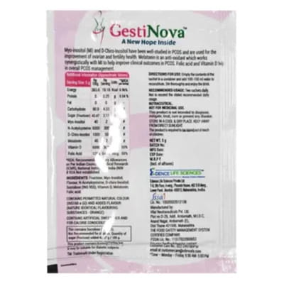 Gestinova Orange Flavour Sachet Of 4gm Oral Powder