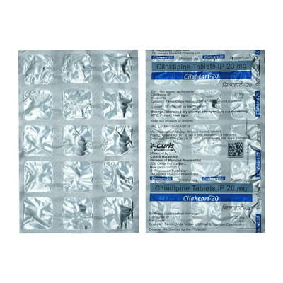 Cilaheart 20mg Strip Of 15 Tablets