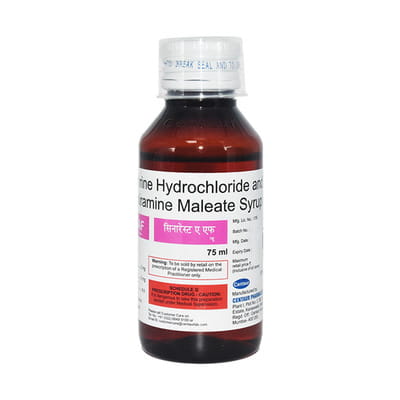 Sinarest Af Junior Rose Flavour Bottle Of 75ml Syrup