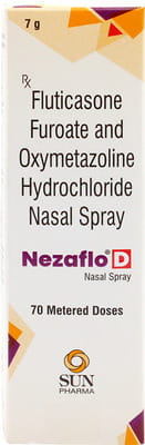 Nezaflo D 70md Bottle Of 7gm Nasal Spray