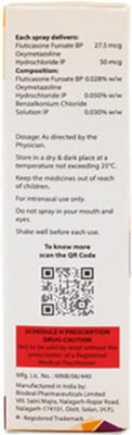 Nezaflo D 70md Bottle Of 7gm Nasal Spray