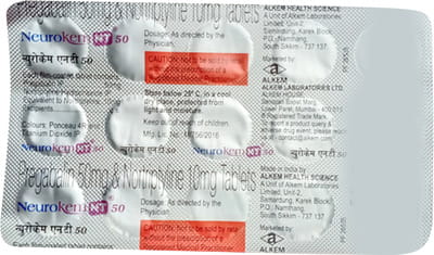 Neurokem Nt 50mg Strip Of 15 Tablets