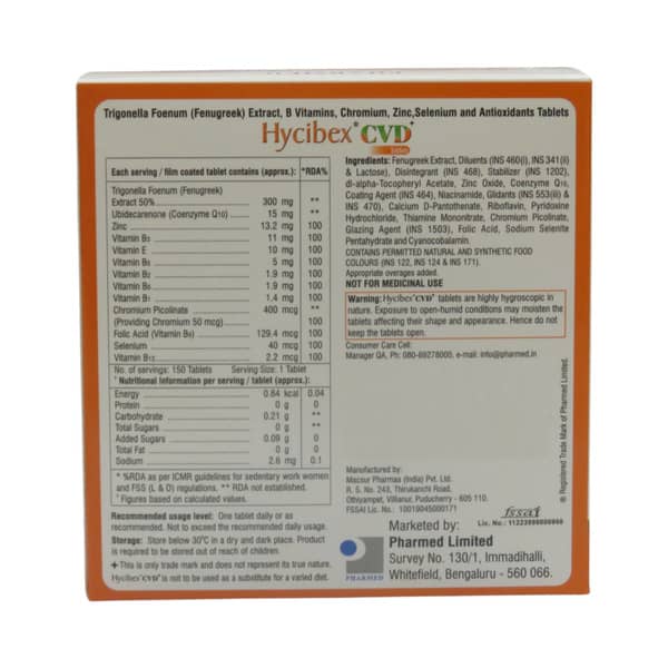 Hycibex Cvd Strip Of 15 Tablets