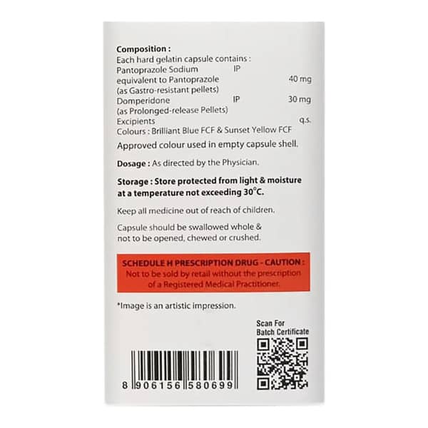 Pantodice Dsr Strip Of 10 Capsules