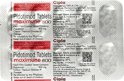 Maximune 800mg Strip Of 10 Tablets