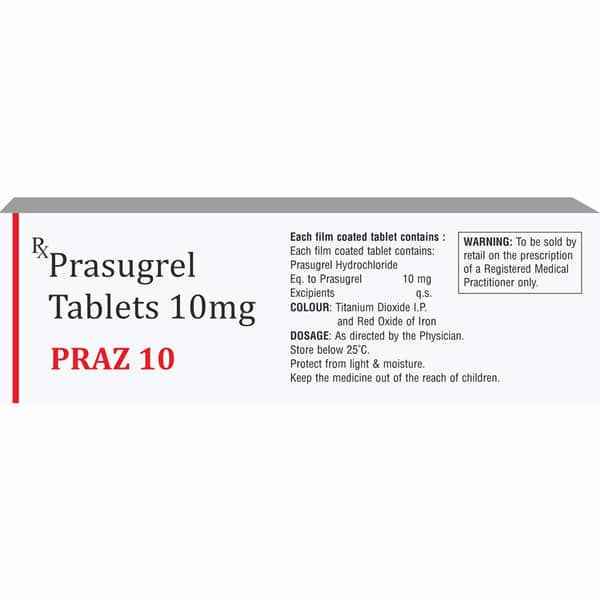 Praz 10mg Strip Of 10 Tablets