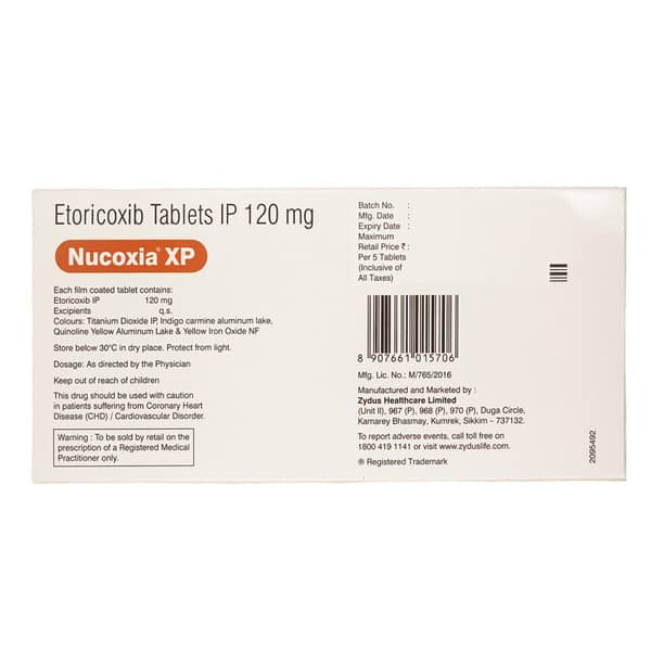 Nucoxia XP 120mg Tablet