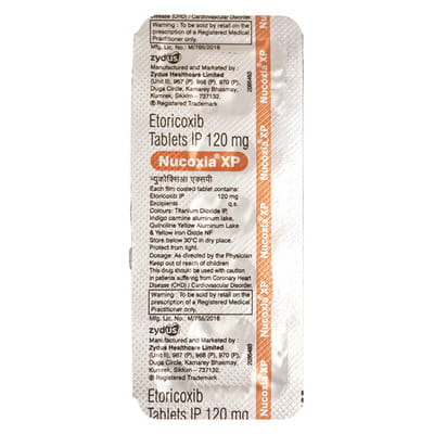 Nucoxia Xp 120mg Strip Of 5 Tablets