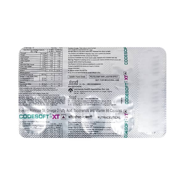 Codesoft Xt Strip Of 10 Softgel Capsules