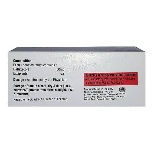 Rdcort 30Mg Strip Of 10 Tablets