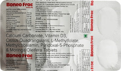 Boneo Frac Strip Of 10 Tablets