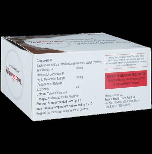 Teldawn Beta 40/50Mg Strip Of 10 Tablets