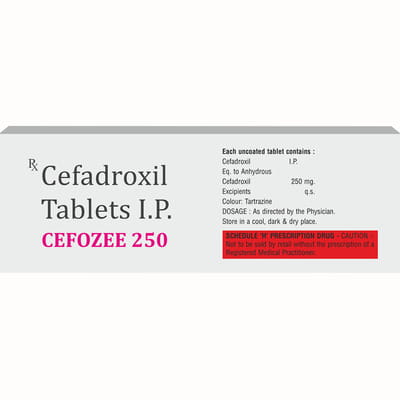 Cefozee 250mg Strip Of 10 Tablets