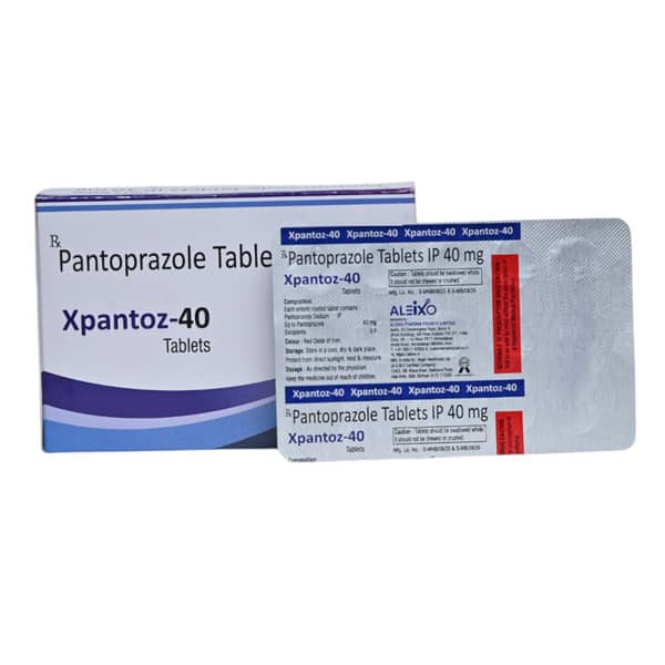 Xpantoz 40mg Strip Of 15 Tablets