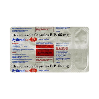 Syntran Sb 65 Strip Of 10 Capsules