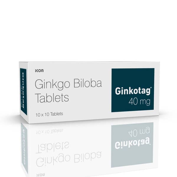 Ginkotag 40mg Strip Of 10 Tablets
