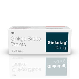 Ginkotag 40mg Strip Of 10 Tablets