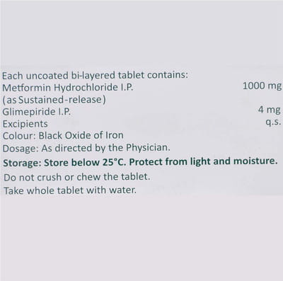 Obimet Gx Forte 4mg Strip Of 10 Tablets