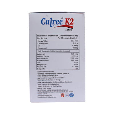 Calree K2 Strip Of 10 Tablets