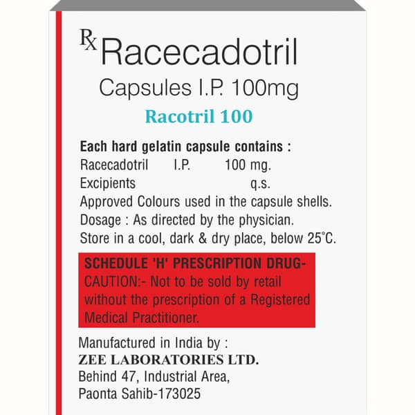 Racotril 100Mg Strip Of 10 Capsules