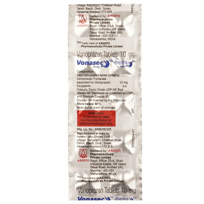 Vonasec 10mg Strip Of 10 Tablets
