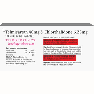 Tensiclor 6.25mg Strip Of 10 Tablets