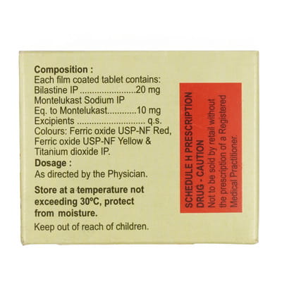 Bilaset M Strip Of 10 Tablets