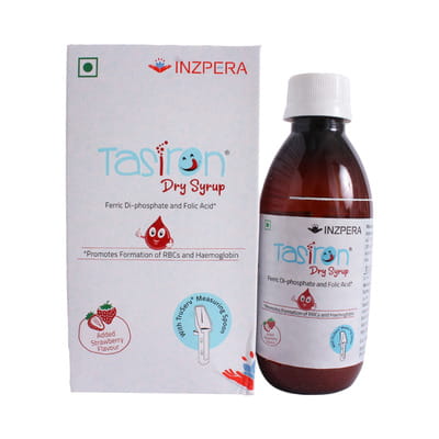 Tasiron Strawberry Flavour Bottle Of 150ml Dry Syrup
