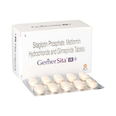 Gemer Sita Ir 50/1000/2mg Strip Of 10 Tablets