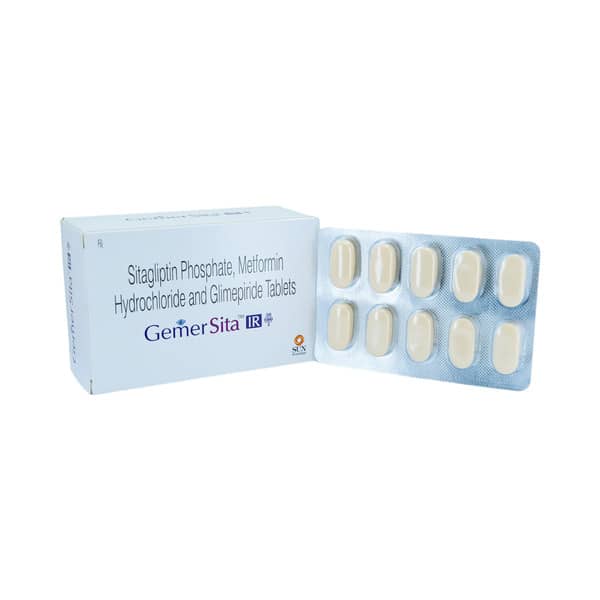 Gemer Sita Ir 50/1000/2mg Strip Of 10 Tablets