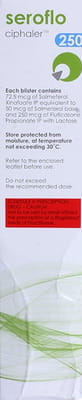 Seroflo 250mcg Box Of 60md Ciphaler