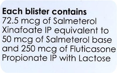 Seroflo 250mcg Box Of 60md Ciphaler