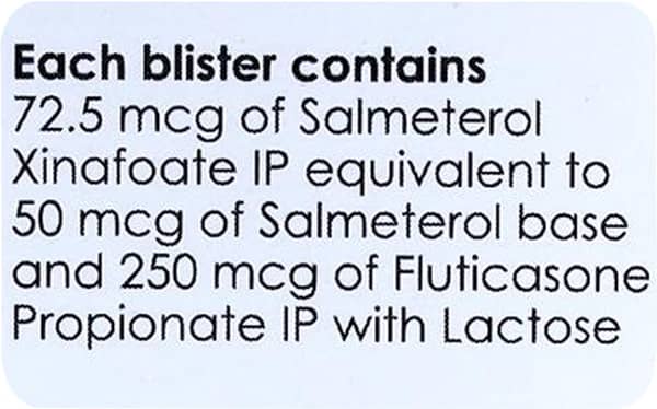 Seroflo 250mcg Box Of 60md Ciphaler