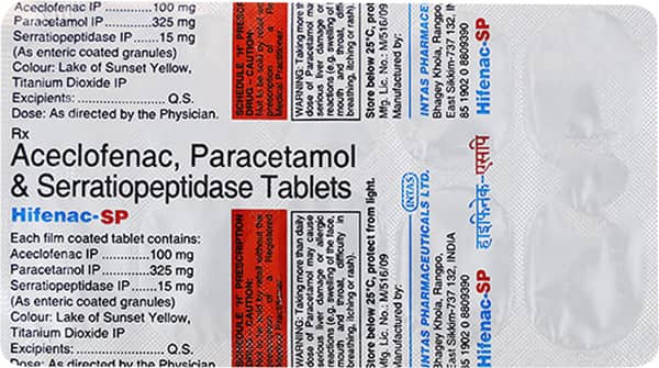 हिफेनैक एसपी टैबलेट