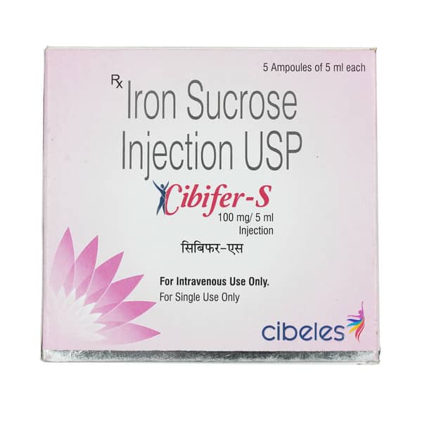 Cibifer S 100 Mg Injection 5 Ml
