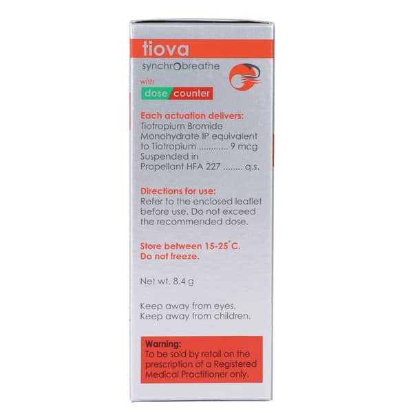 Tiova 9mcg Synchrobreathe Box Of 120md Metered Dose Inhaler