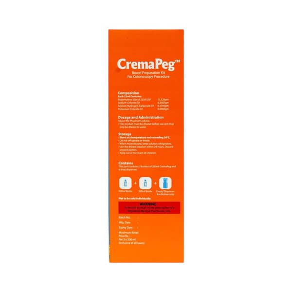 Cremapeg Bowel Kit Bottle Of 200ml Solution