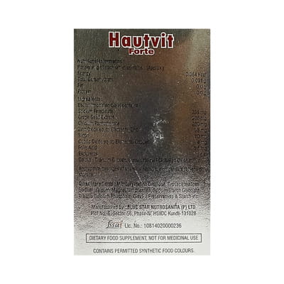 Hautvit Forte Bottle Of 30 Tablets