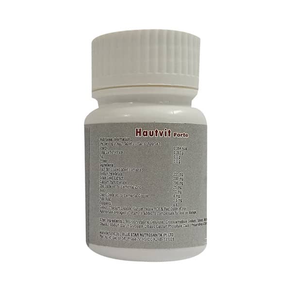 Hautvit Forte Bottle Of 30 Tablets